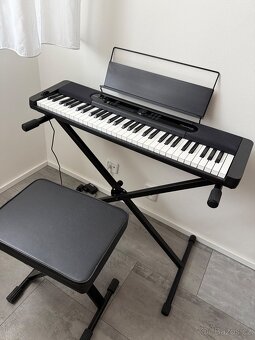 Klávesy CASIO CT-S400 + stolička a stojan - 4