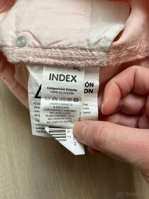 INDEX světle růžová sukně s vyšším pasem, vel. XS - 4