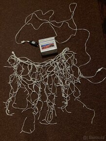 Vánoce Světýlka 5 m. s FLASH efektem bílé. - 4