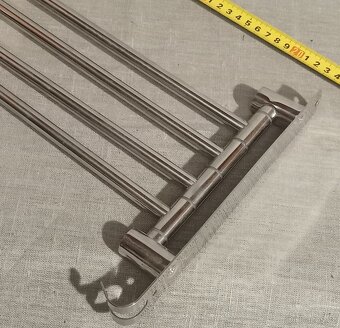 věšák na ručníky chrom 4 ramena SUS 304 - 4