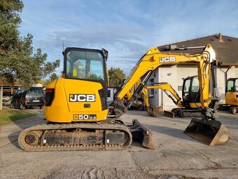 Bagr JCB 50Z - 700mth, 2 okruhy, hydr.svahovka, hydr.upínač - 4