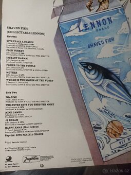 LP John Lennon, Plastic Ono Band, Shaved fish - 4