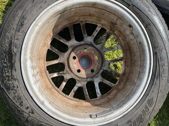 4x alu disky 5x100 R15, letní pneu - 4