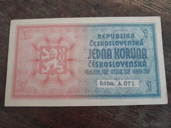 1 koruna  1938/40 protektorát II. - 4
