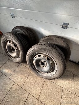 Plechové kola 5x100 185/60 R14 - 4