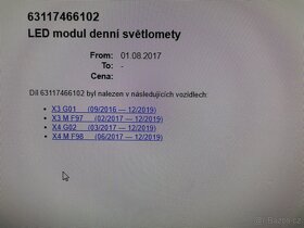 Led modul světel Bmw - 4