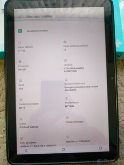 Málo používaný Umidigi G1 Tab 4GB/64GB šedý - 4