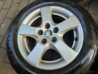ALU letní kola disky 5x100 Škoda R14 Sprint Fabia Roomster - 4