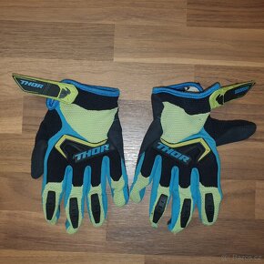 MX - kalhoty 26-10, Dres L-9/10, Rukavice L - 4