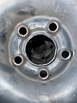 Letní pneu 165/70 R14 Kleber + plechové disky 5J14 - 4