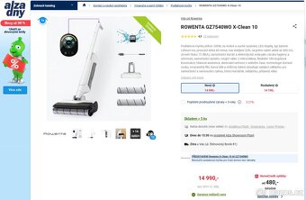 Podlahová myčka ROWENTA GZ7540WO X-Clean 10 - 4