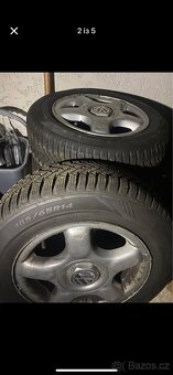 185/65/R14 Zimní kola. 5x100 - 4