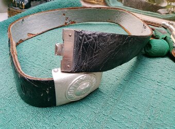 Německý vycházkový bajonet včetně opasku - 4