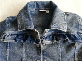 Džínová bundička vel 152 - 4