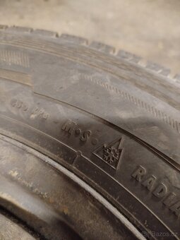 Nové Zimní pneumatiky 205/70 r15c vzorek 9mm - 4