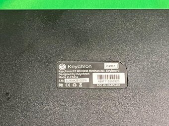 Herní klávesnice Keychron K2 Gateron Red, RGB Backlight - US - 4