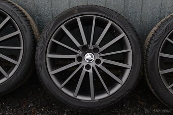 18" - ALU kola Škoda TURINI 7,5x18 ET51 + pneu 225/40 R18 - 4