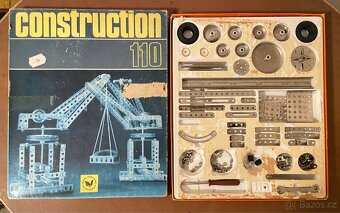 🧰 Kovová stavebnice Construction 100–120 – retro sada - 4