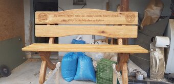 Zahradní lavička - 4