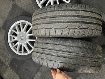 Prodám alu kola 5x112 r17 s pneumatikami Dunlop - 4