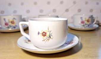 Porcelánová sada šálků s podšálky – EPIAG - 4