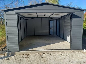 Plechová garáž 4x5m - 4