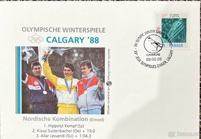 Sada obálek s témetikou OH Calgary 1988 - 4