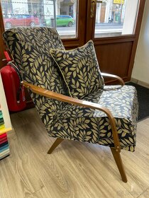 Retro křeslo po kompletní renovaci. - 4