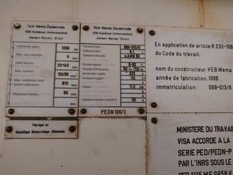 Excentricky lis WMW - 4