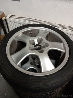 Alu kola wv golf 4,5×100 s pneu 225/45-17 - 4
