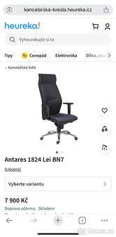 Kancelářská židle Antares 1824 - nosnost 150 kg - 4