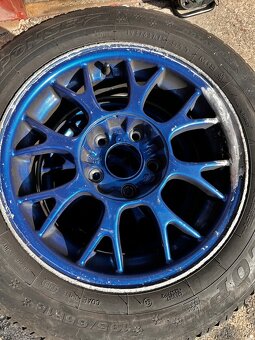 ALU kola 5x112 2x zimní 2x letní 195/65 R15 - 4
