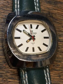 Retro hodinky Ducado Pforzheim Anker kožený řemínek - 4