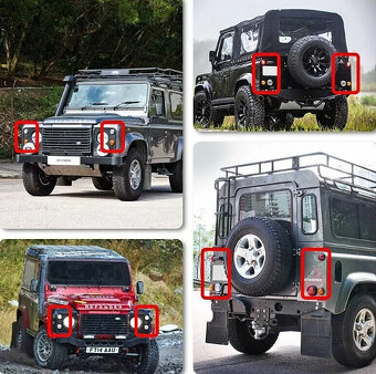 Land Rover krytky svetiel - 4