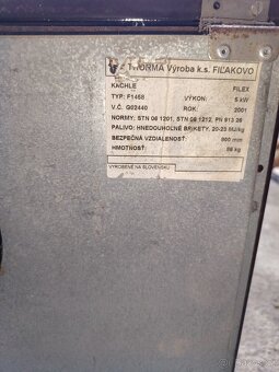 Kamna THORMA na tuhá paliva 5kW - 4