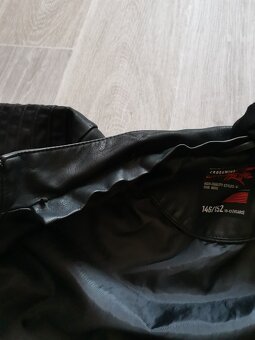 Koženková bunda vel. 150 - 4