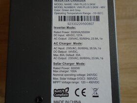 Solární měnič 3,5 kW-24V nebo  7kw na 48V - 4