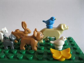 Lego zvířata tele,jehně,sele,pták,labrador,veverka - 4