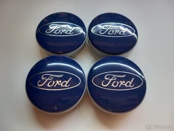 Středové krytky Ford, 54x52mm Blue - 4
