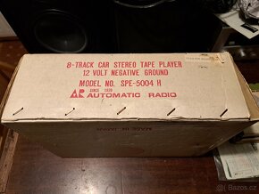 Stereo autorádio + 8 track player do ameriky - ÚPLNĚ NOVÉ - 4