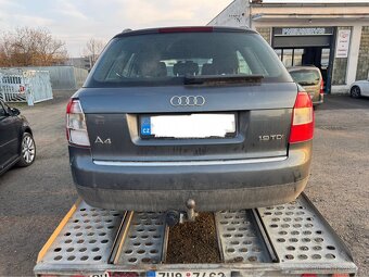 Audi a4 b6 1.9tdi 96kW AWX LX7Z náhradní díly - 4