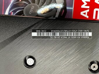MSI Radeon RX 6600 XT MECH 2X 8G OC - záruka - 4