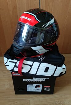 Predám novú moto prilbu Cassida Aero Drome + Pinlock - 4
