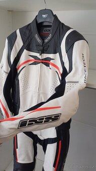 Kožená kombinéza iXS Camaro + přilba Ls2 Advant X - 4