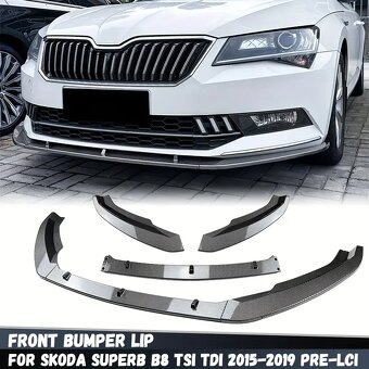 Spoiler Superb B 8 TSI TDI 2015-2019 PRE-Lci Diffuser - 4