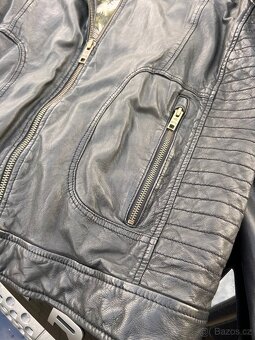 Camel - kožená bunda - 4