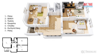 Prodej bytu 3+kk, 97 m², Praha, ul. Čechova - 4