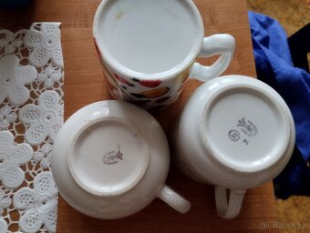 3 x retro hrnky kafáč - 4