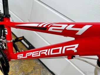 Dětské kolo SUPERIOR Racer 24 červené - 4