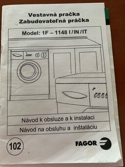 Vestavná pračka Fagor - 4